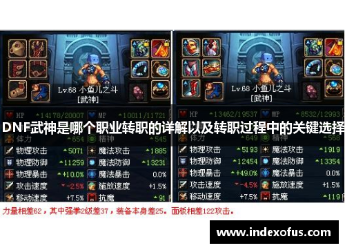 DNF武神是哪个职业转职的详解以及转职过程中的关键选择